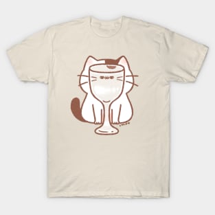 Cat glass T-Shirt